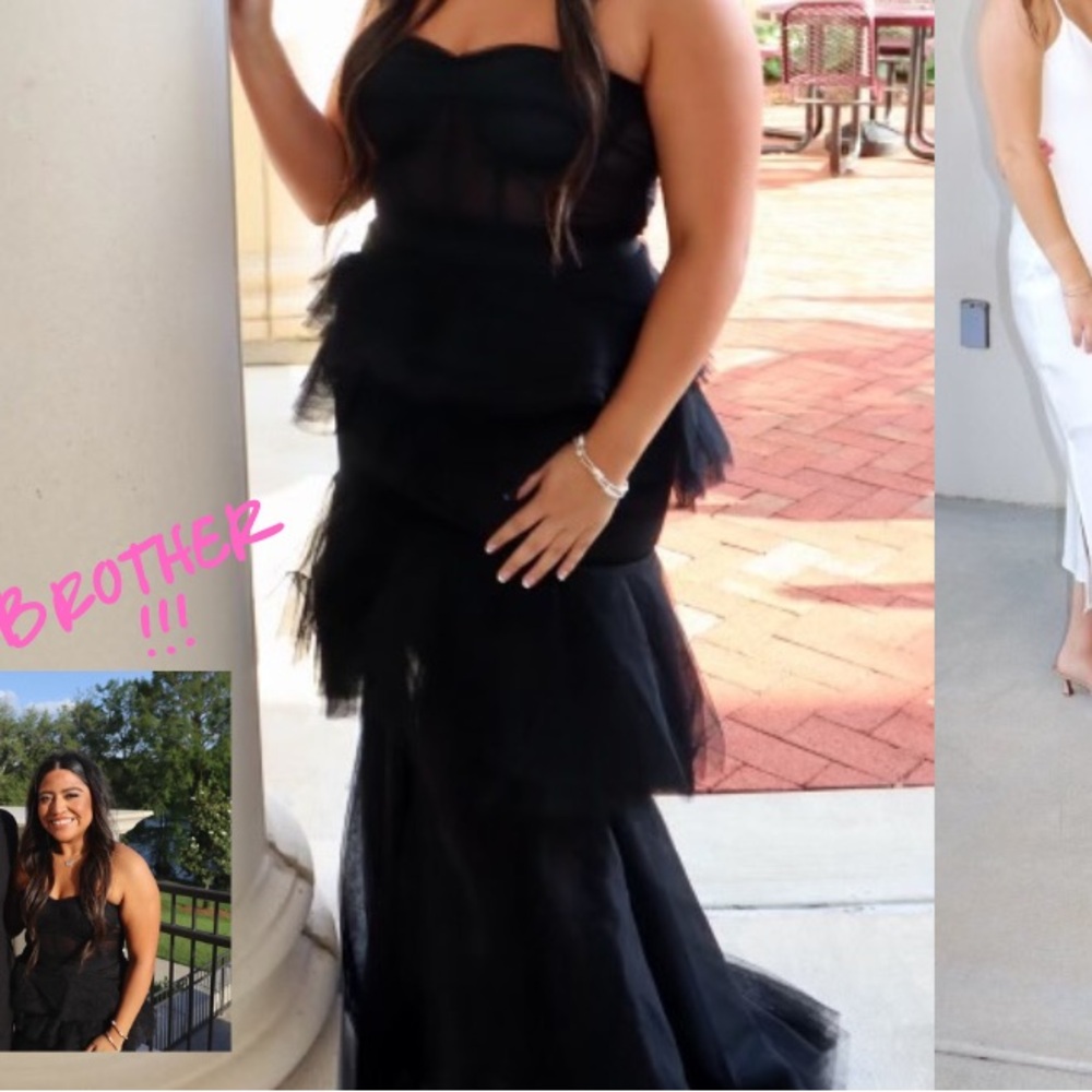 Hazel & Olive Medium Black Tulle Dress